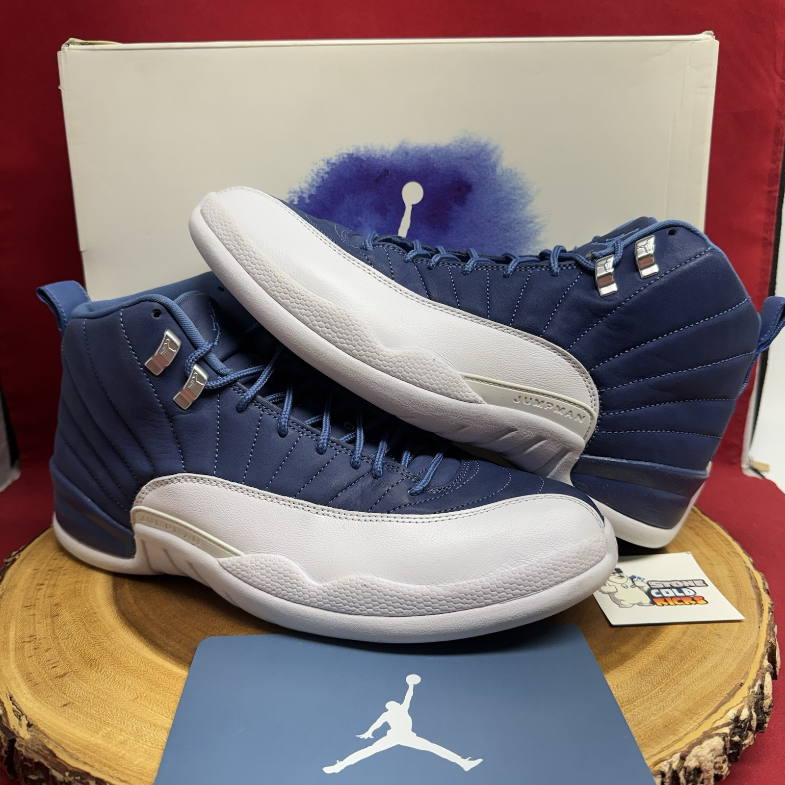 Nike Air Jordan 12 Retro Indingo 130690-404 Stone Blue 
