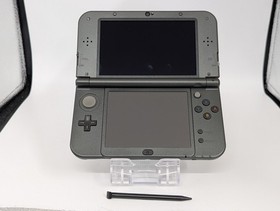 B624 Nintendo new 3DS LL XL console Metallic Black Japan w/pen box AR card fx