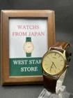 [Excellent] Vintage SEIKO DOLCE 8J41-6100 Round Gold Quartz Men's Watch JAPAN