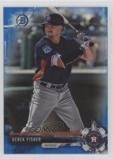 2017 Bowman Chrome Prospects Blue Refractor 77/150 Derek Fisher #BCP171 y0i