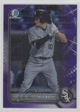 2022 Bowman Chrome Prospects Mega Box Purple Mojo Refractor /250 Wes Kath 0m4r