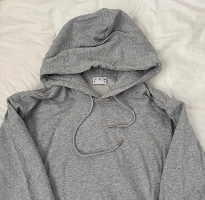 Asket Grey Melange Hoodie L Regular Sweatshirt Large