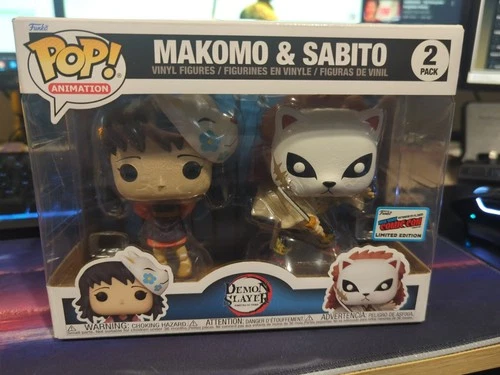 Funko Pop Makomo & Sabito 2-Pack - Demon Slayer 2023 NYCC Exclusive