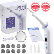 Upgraded Electric Tonsil Stone Remover with 3 Suction  LED Light Rechargeable