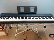 Yamaha P-45 88-Key Digital Piano Black, Graded Hammer, Speakers, Pedal