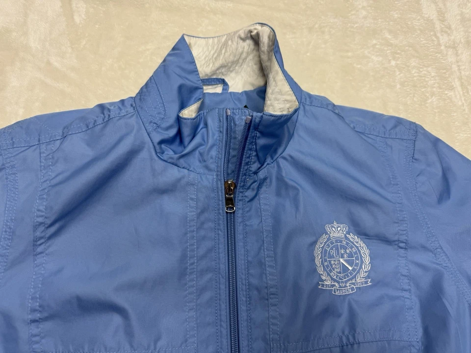 Chaqueta Ralph Lauren Mujer Azul Grande Tenis Abrigo Cortavientos Damas De Colección Foto 2 de 4
