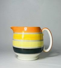 Vintage 20’s Art Deco Susie Cooper For Grays Pottery Hand Painted Jug / Pitcher