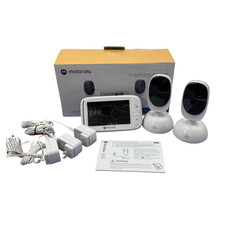 Motorola VM75-2 2-Camera Wireless 5.0" Video Baby Monitor 2.4 GHz Night Vision