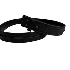 Ariat Center Bump Leather Belt In Black No Buckle Western Embossed Leather Sz 46