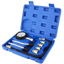 KOMPRESSIONSTESTER-SATZ BENZIN MOTOR KOMPRESSION PRÜFER MESSER 0-20 Bar