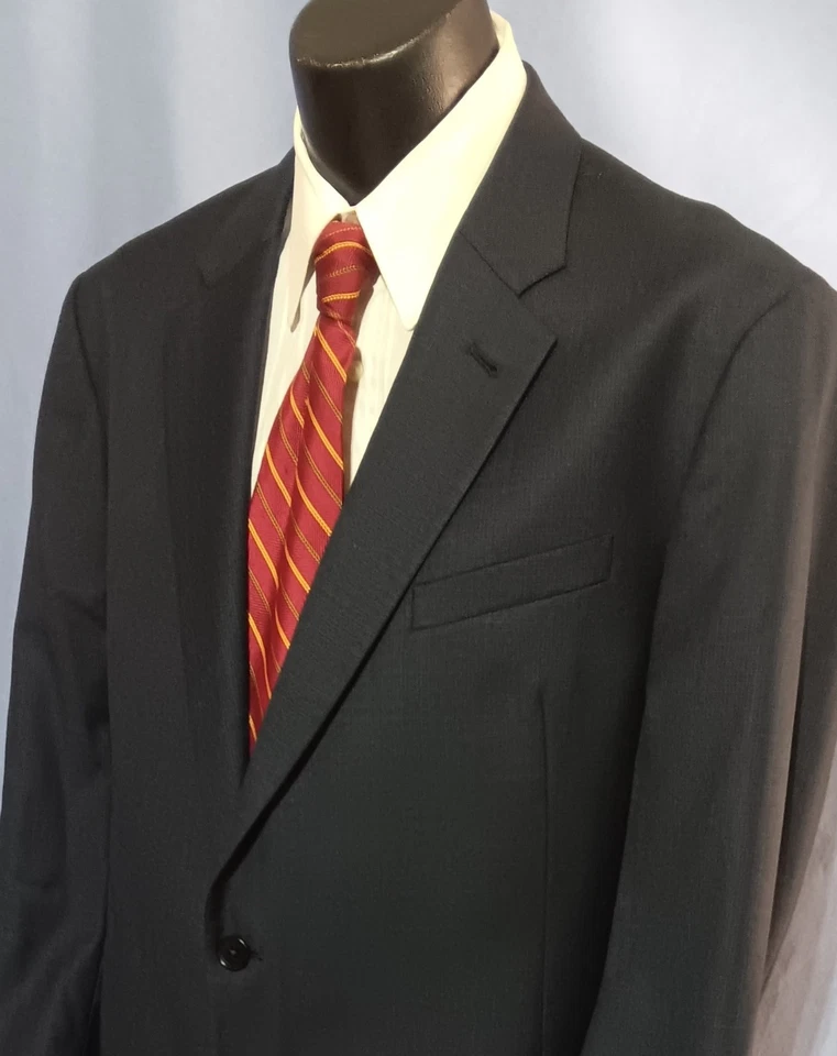 Giorgio Armani Suit "Giorgio" 48R Current Dual Vents Navy Blue Very Current - Image 3 of 4