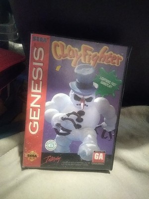 Clay Fighter (Sega Genesis, 1994) - Complete in Box - Tested