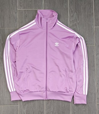 Adidas Originals Damen Trainingsjacke Flieder Lila Gr. 36 S Track Jacket Trefoil