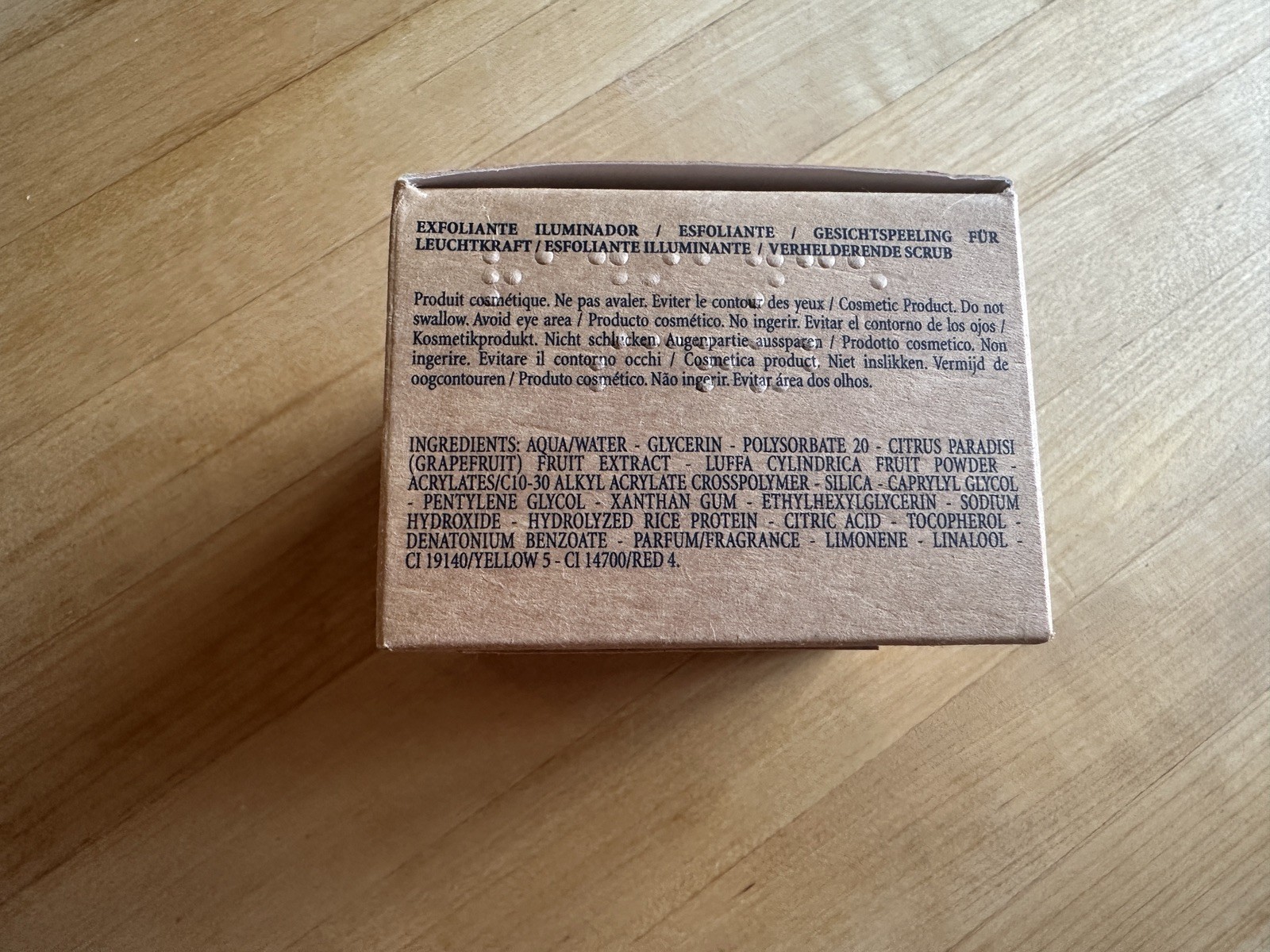 L'Occitane En Provence Radiance Face Scrub 75 ml Exfoliating Mask NIB Sealed