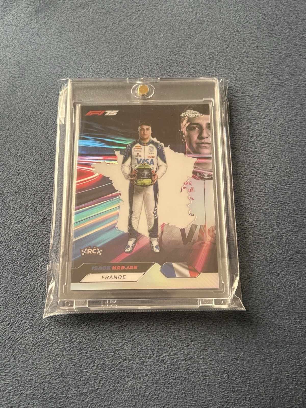 2025 Topps Chrome Formula 1 - Neon Nations Isack Hadjar #NN-6 (RC)