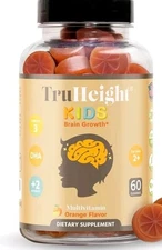 Kids, Brain Growth Gummies, For Kids 2+, Orange , 60 Gummies