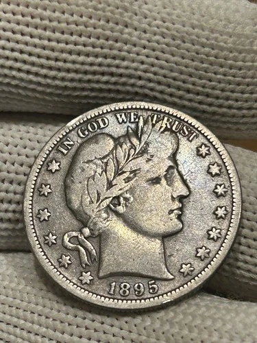 1895S Silver Barber Half Dollar