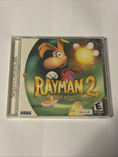 Sega Dreamcast Rayman 2 2000 case and manual  No Game