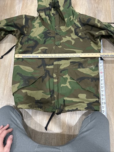 USGI Woodland BDU Camouflage Cold Weather GORETEX Parka Jacket Medium Regular - Picture 8 of 22