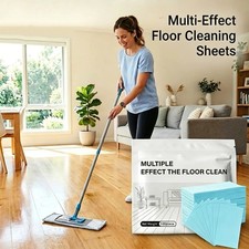 100 Bodenreinigungstücher Blau Tabletten Har...