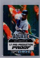 Ken Griffey Jr 2025 Leaf Optichrome Baseball 1/1 Pre Production Proof
