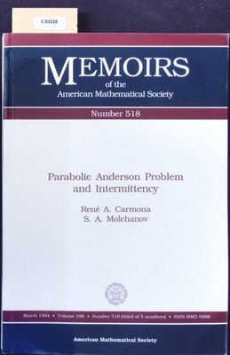 Parabolic Anderson problem and intermittency. Memoirs of the American Mathematic