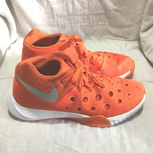 orange basketball shoes