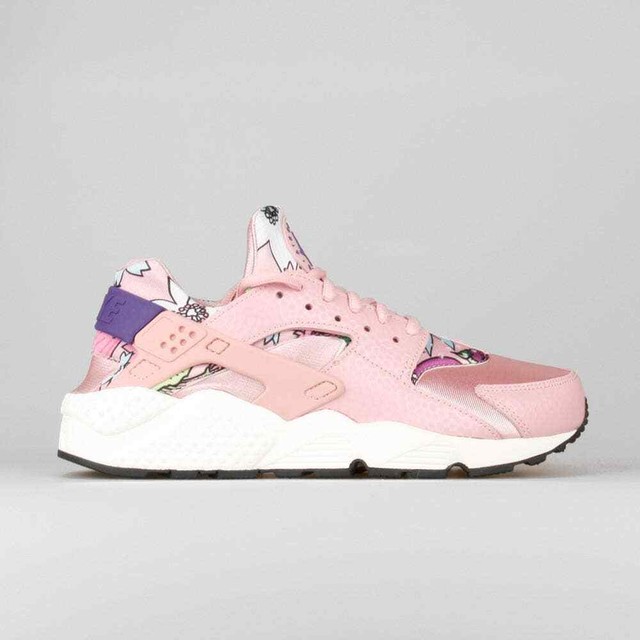 nike huarache floral red