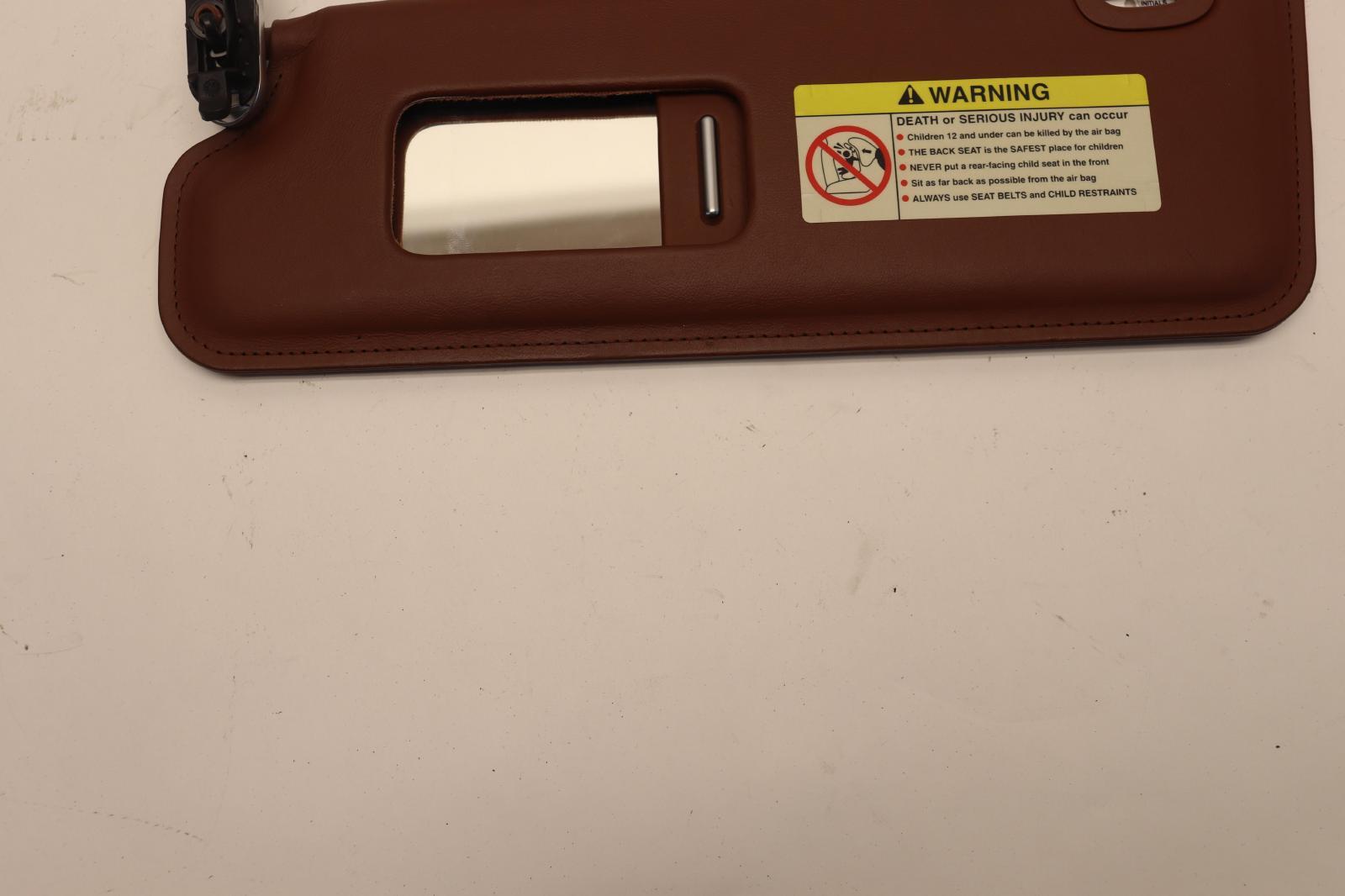 2006-2012 BENTLEY CONTINENTAL FLYING SPUR LEFT SIDE SUN VISOR SHADE LEATHER OEM