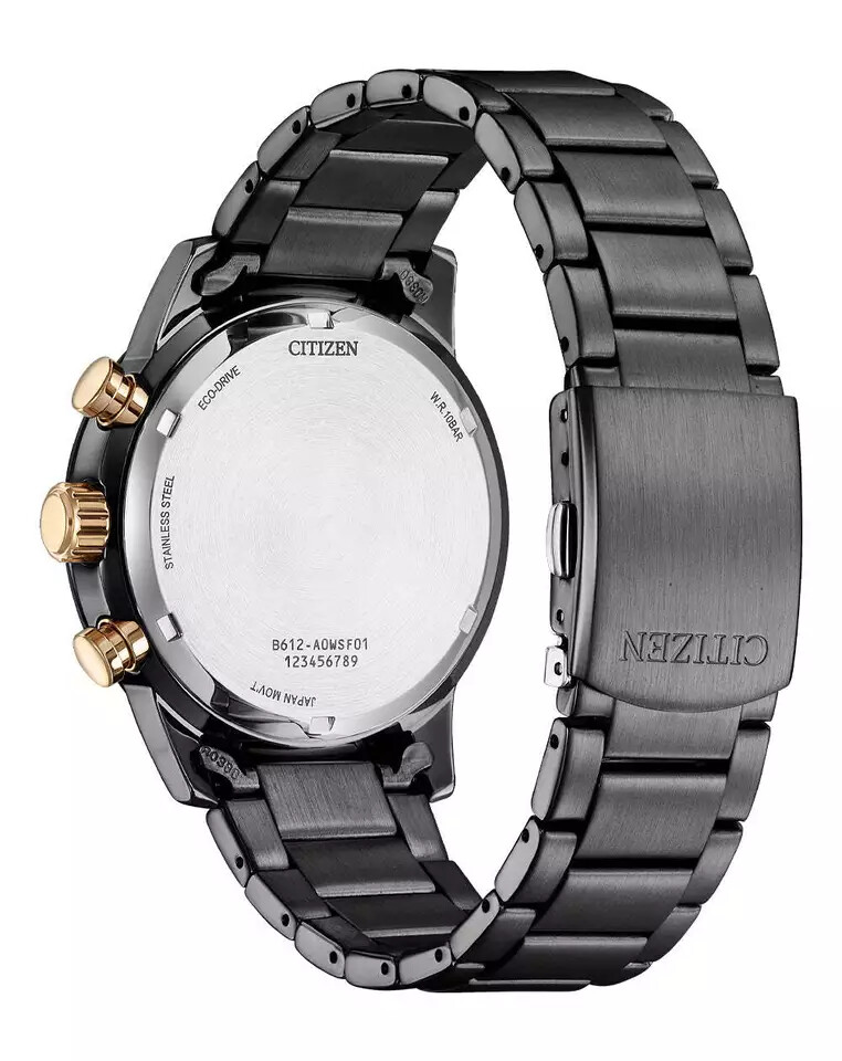 CITIZEN CA0746-85X Green Dial Stainless Steel Eco-Drive Men Watch