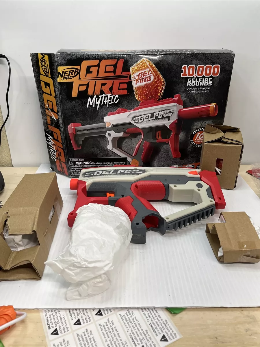 Nerf Pro Gelfire Full Auto Gel Blaster Rifle (Model: Mythic), MORE