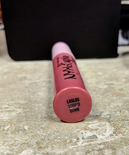 NYX Lingerie XXL Strip'd Down Matte Liquid Lipstick Makeup Pink Lip Color Gloss - Picture 10 of 16