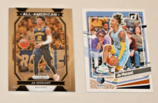 JA MORANT (2) 2024 PRIZM DRAFT PICKS ALL AMERICAN #14 DONRUSS #131 MEMPHIS