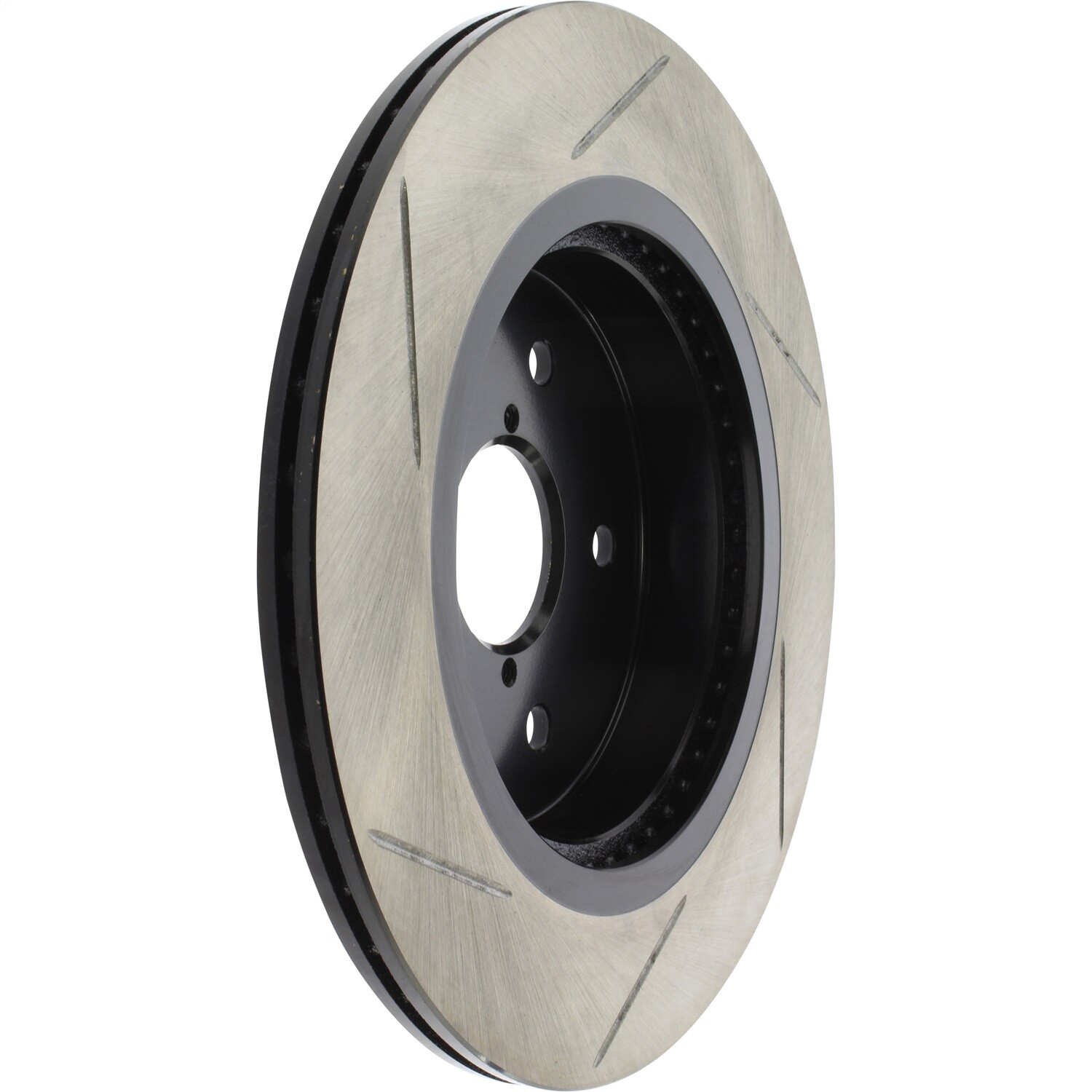 Stoptech Power Slot Slotted Rear Brake Rotor | 2007-2009 Mazda 3 MazdaSpeed (126.45067SL)