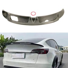 1x Heckspoiler Lippe Flügel Für Tesla Modell Y 2020 2021-2023 Kohlefaser Schwarz