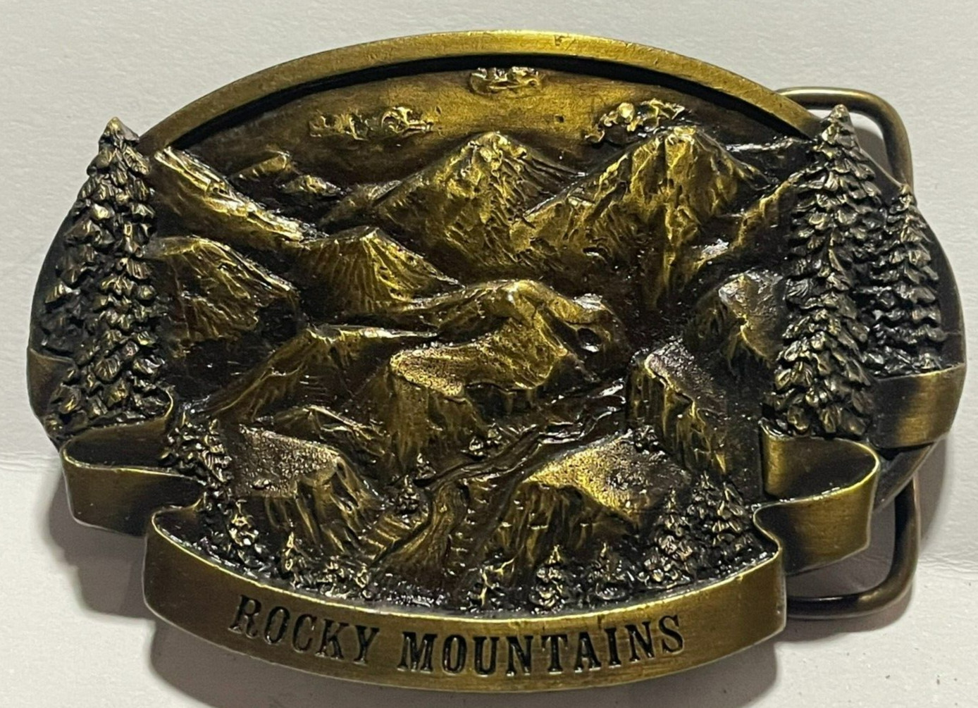 1978 Bergamot Brass Rocky Mountain Colorado Vintage B… Gem