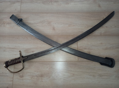 Model 1750 Hussar Saber with Scabbard Patina