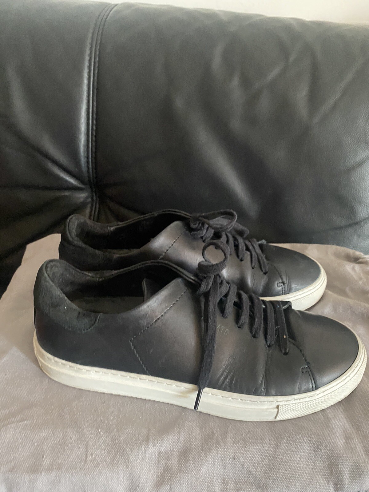 Axel Arigato Black Clean 90 Sneakers, US 7.5, EU 38, RRP £165 image 7
