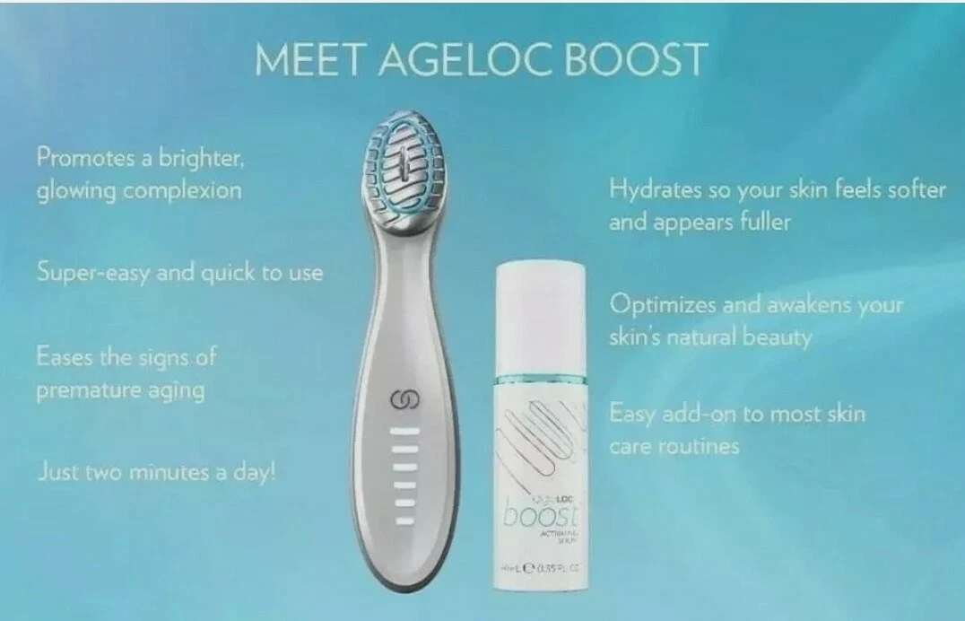 Nu Skin ageLOC® Boost Device With Activating Serum (Brand New)FREE 48H  DELIVERY