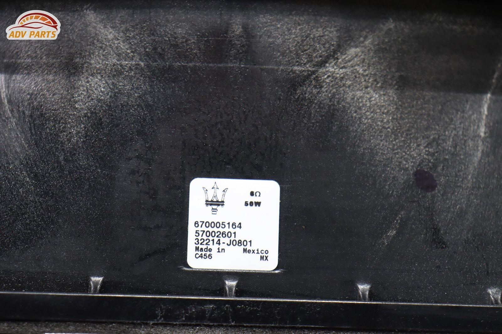 14-20 MASERATI QUATTROPORTE REAR PACKAGE TRAY SUBWOOFER SUB WOOFER SPEAKER OEM