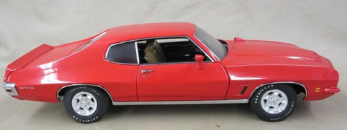 GTO 1972 PONTIAC 455 HO RAM AIR HARD TOP 1/18 DIECAST GMP #8043 RED BIG BOX - Picture 3 of 14