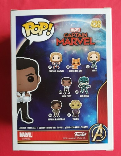 Captain Marvel - Nick Fury Pop! Vinyl #428 - Picture 4 of 8