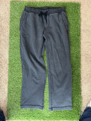 Lululemon Sweatpants Mens XL Charcoal Gray Elastic Waist Drawstring Read Desc