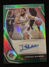 Jordan Schakel - 2021 Panini Prizm Draft Picks #DP-JSC  Green PRIZM       G383