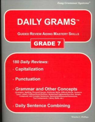 Daily Grams: Guided Review Aiding Mastery Skills : Grade 7 - Paperback - GOOD