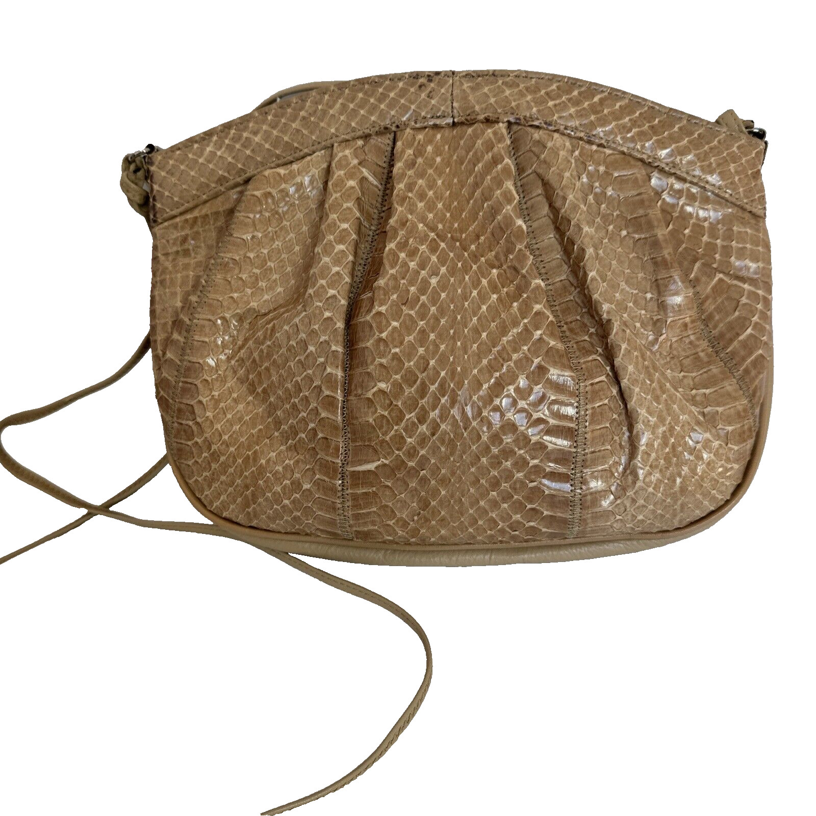 Palizzio  Python Snake Leather Clutch Crossbody P… - image 2
