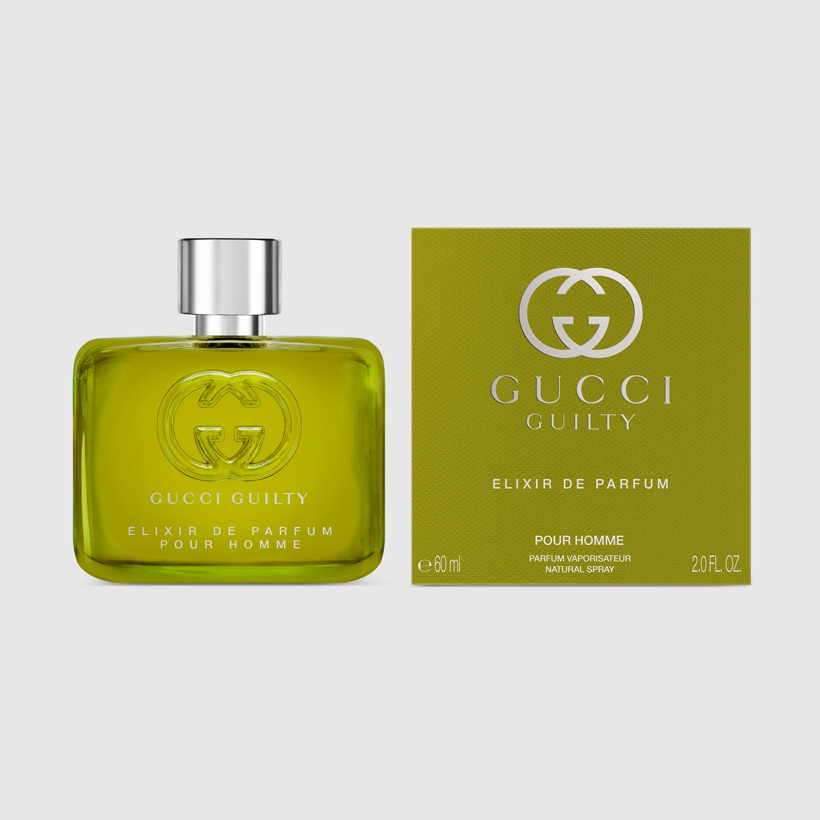 Gucci Guilty Elixir De Parfum 60ml Pour Homme Natural Spray Sealed Men