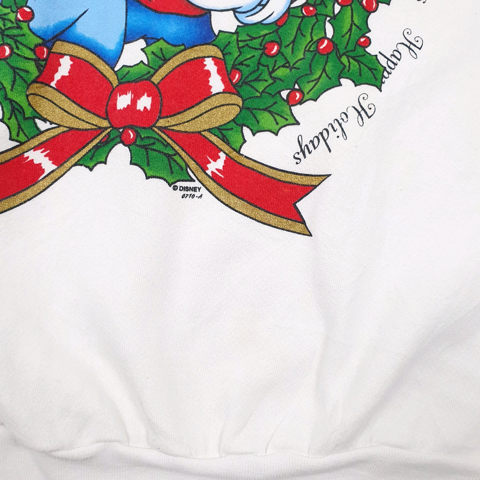 DISNEY Crewneck Vintage Christmas Jumper Sweatshirt Mens XL image 4