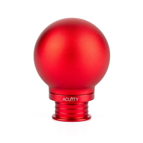 Perilla de cambio de bola de bajo perfil ACUITY POCO roja Acura RSX Honda Civic CRZ Accord Fit - Imagen 3 de 12