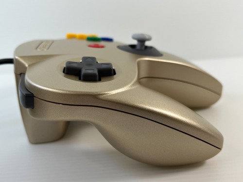 Genuine Nintendo 64 Controller Gold N64 Japan Limited Box - Mint A+ - Picture 9 of 24
